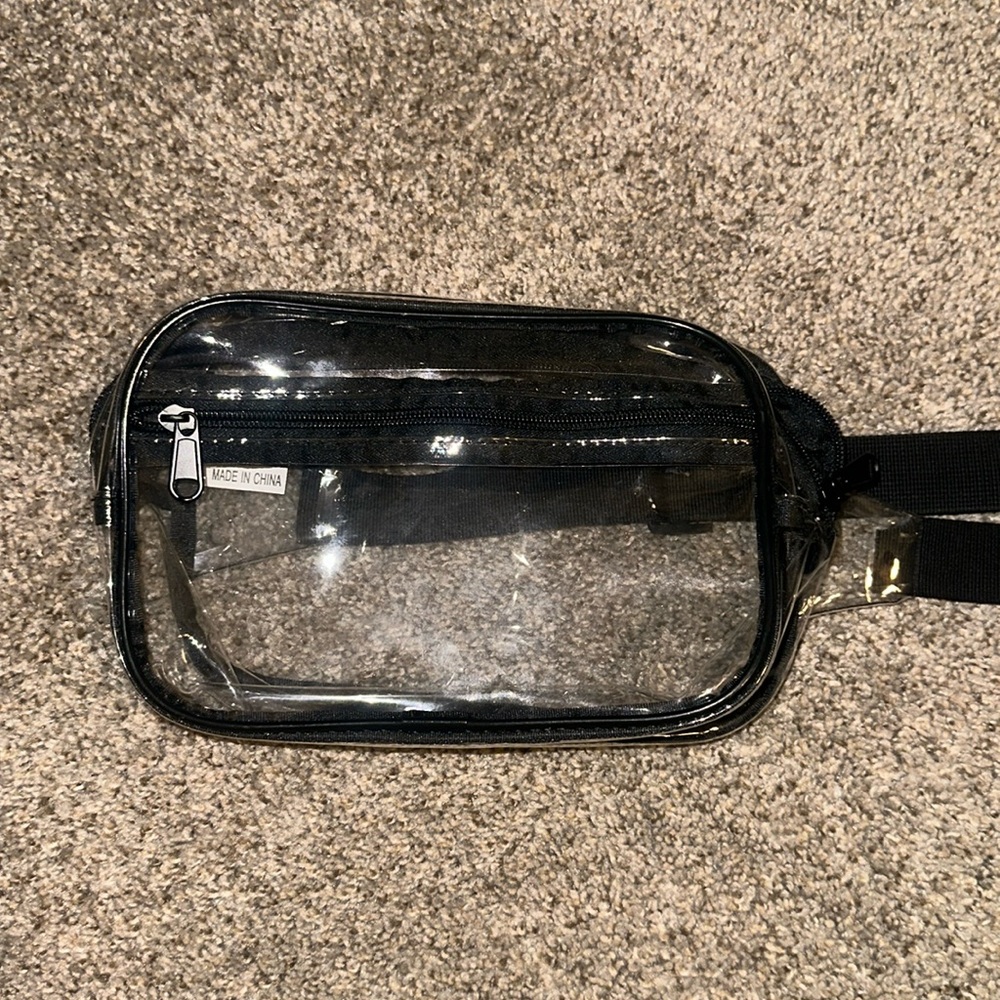 Clear stadium Fanny pack